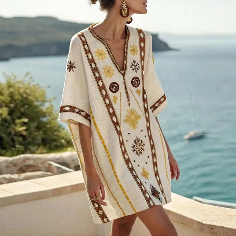 Vera: un elegante y cómodo vestido de playa para los días de verano
