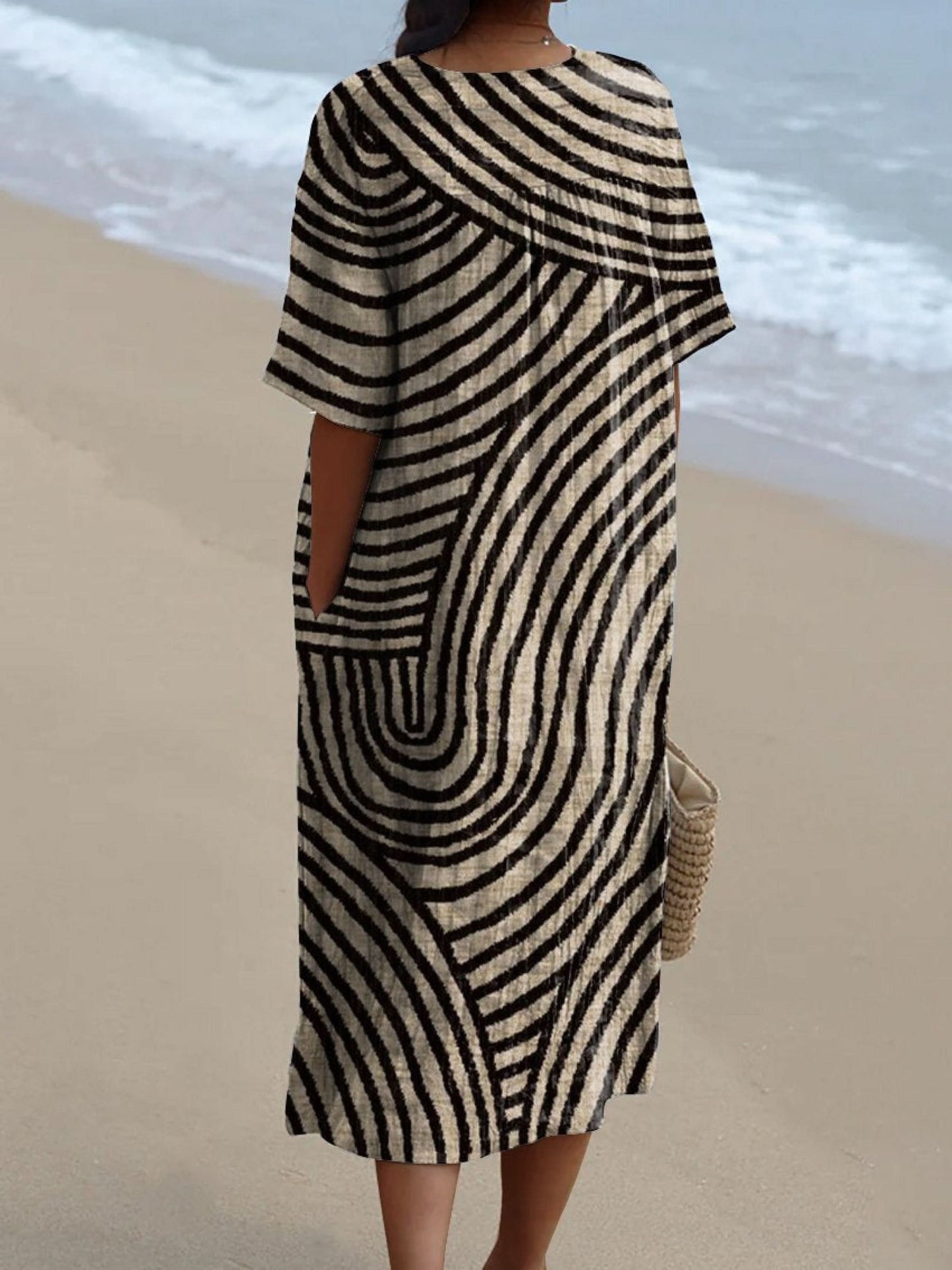 Jinte – Vestido estampado - La Scintilla de Barcelona