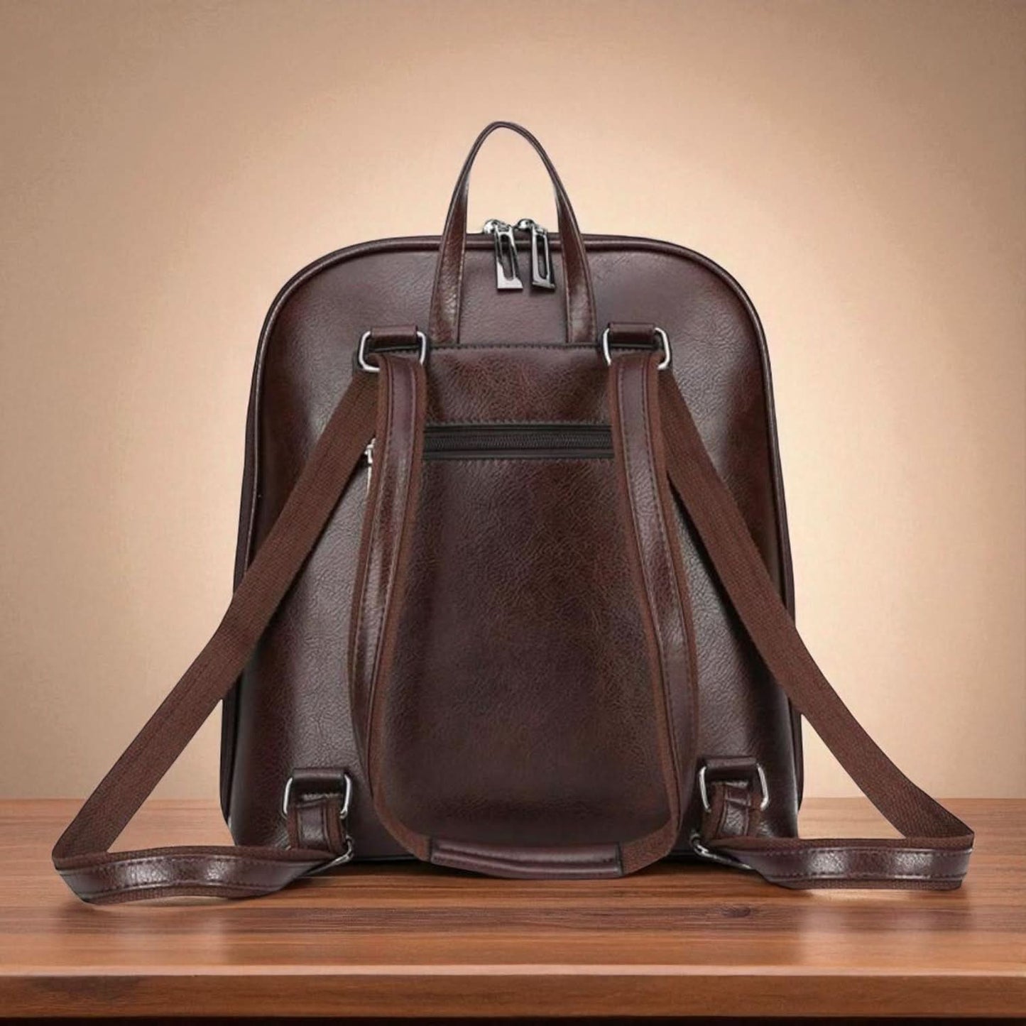Zaino classico con doppia cerniera – design elegante