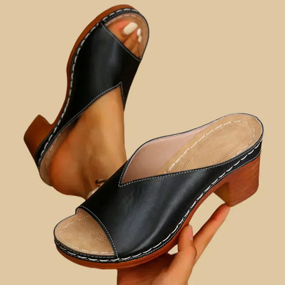 GABRIELLA | Elegantes y cómodas sandalias ortopédicas de tacón de bloque para el día a día