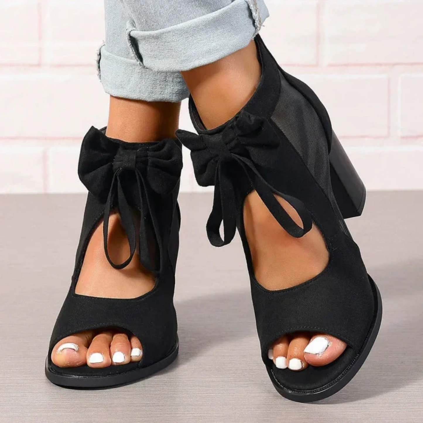 Sandalias Comfort con lazo