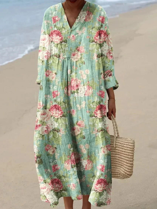 Anne - Vestido de verano estampado