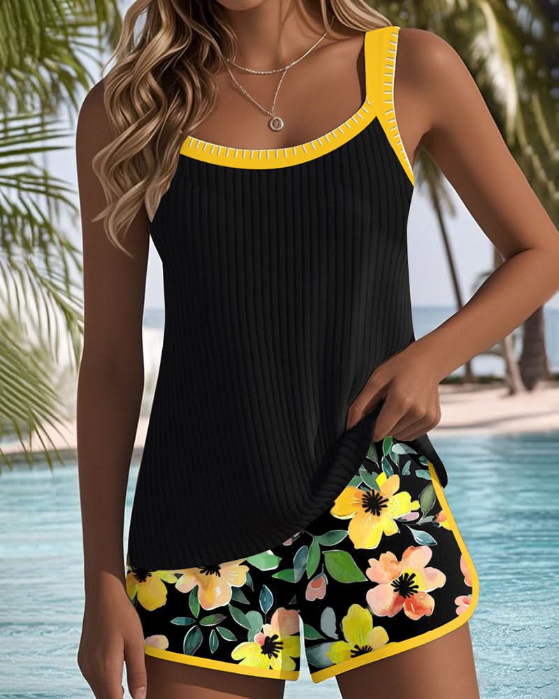 Bloom | Set Tankini Elegante a Due Pezzi