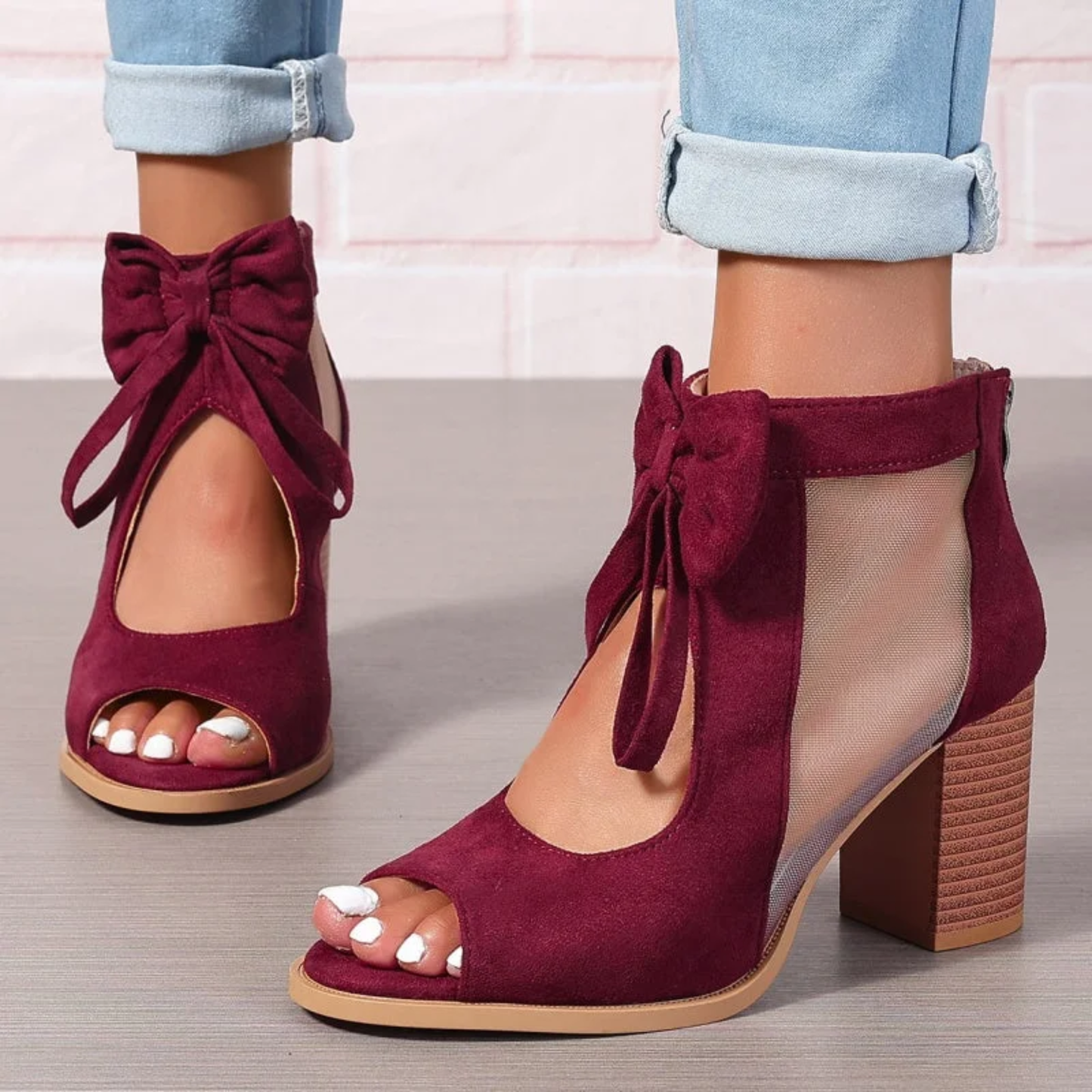 Sandalias Comfort con lazo