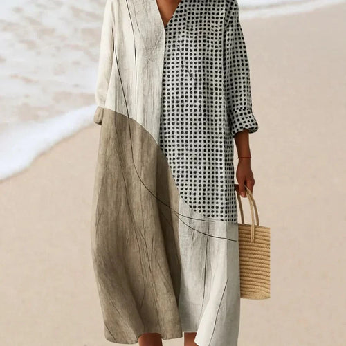 ELARA™ | VESTIDO DE OTOÑO INSPIRADO EN EL ARTE