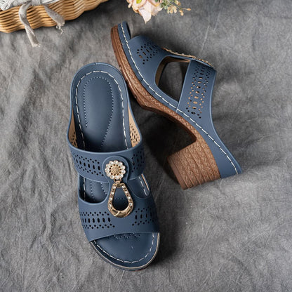 Isabella™ | Sandalias ortopédicas cómodas con tacón alto