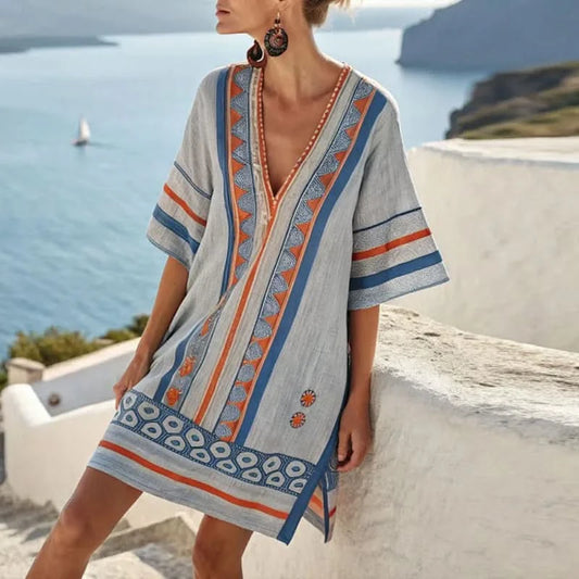 Elegante Gwen: vestido largo y fluido para cualquier ocasión