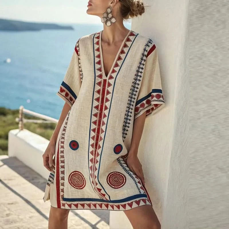 Marit: un elegante vestido de playa para un estilo veraniego