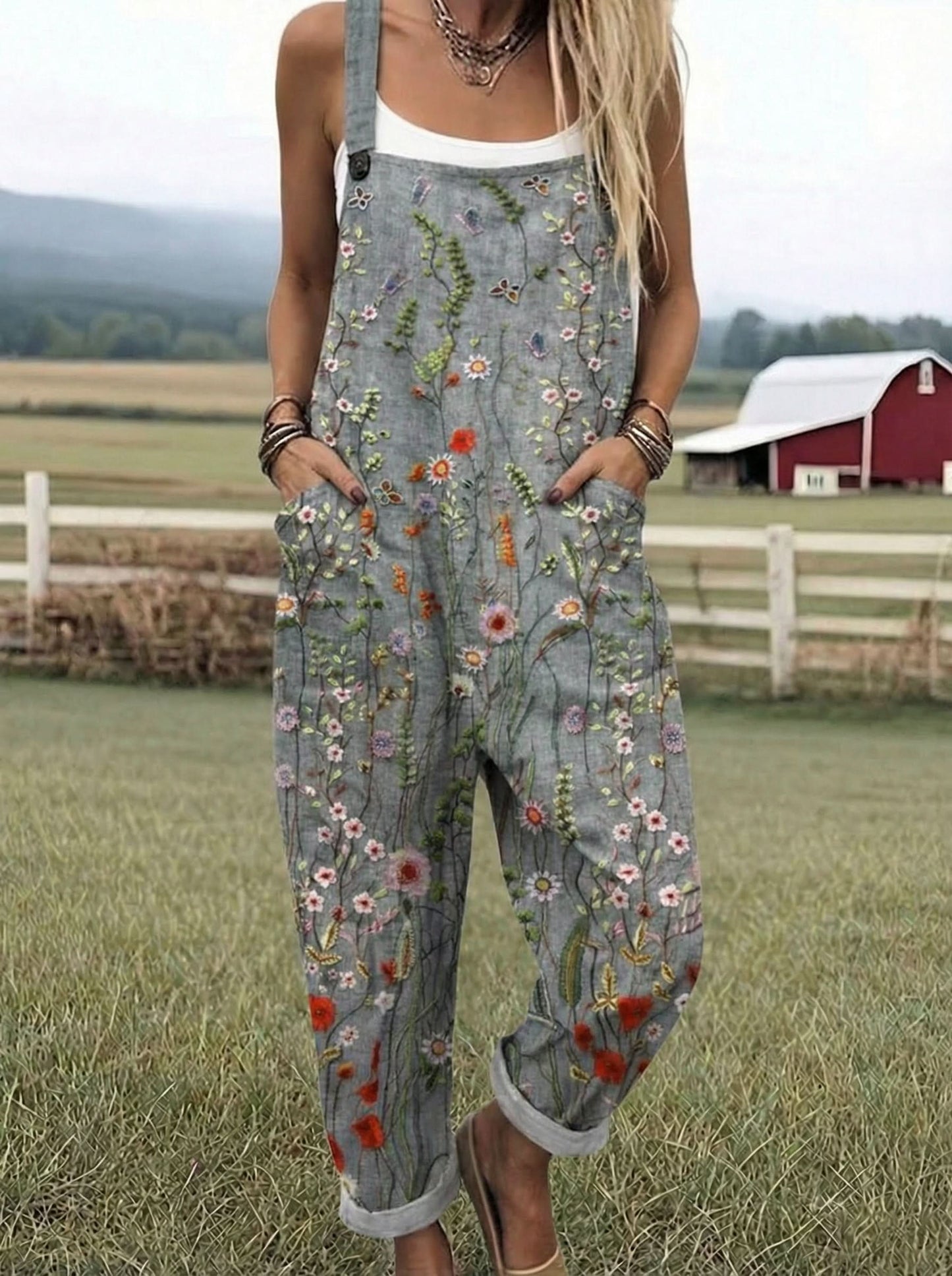 LS™ | Pantalon de jardinage imprimé à la coupe confortable