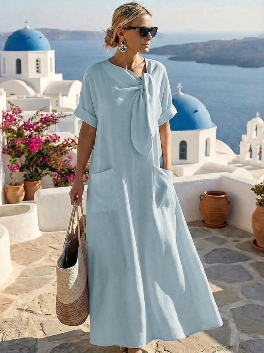 Fleur™ vestido elegante con bolsillos