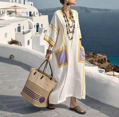 Elegante Mary: vestido largo de playa para un look veraniego a la última