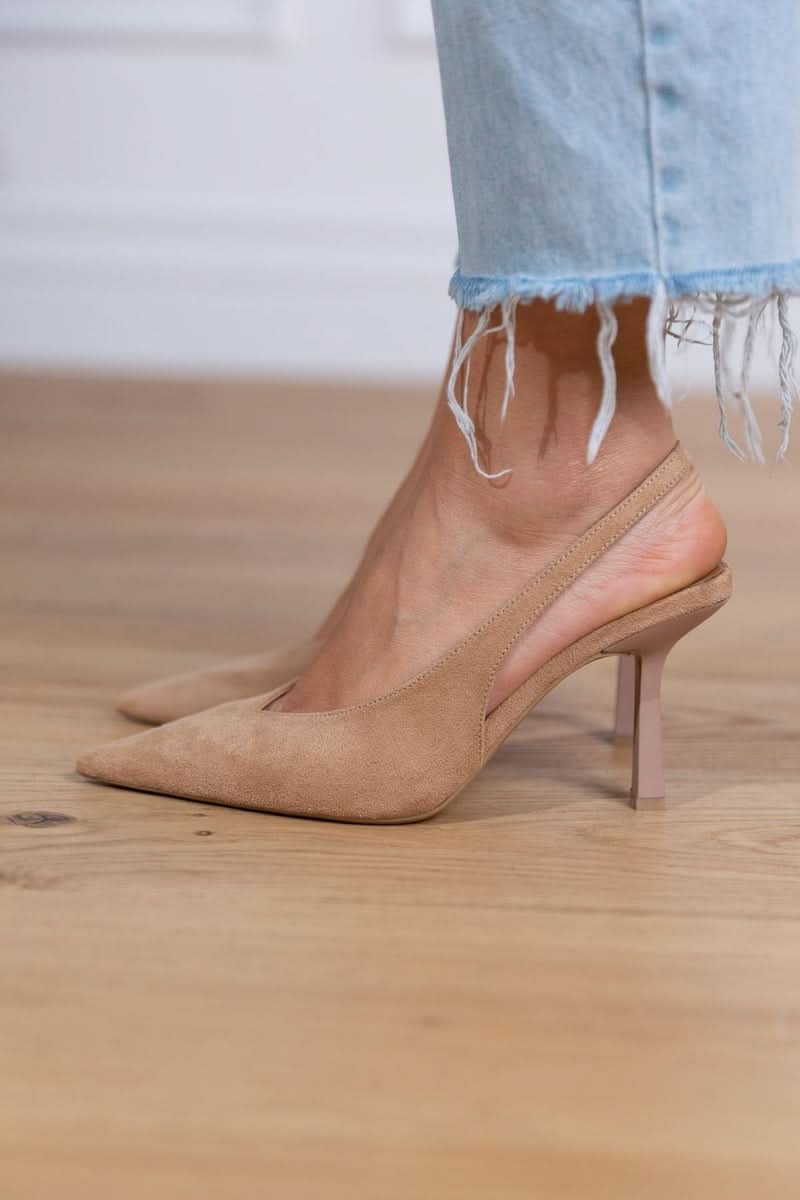 Marlena™ | Décolleté Slingback Nudo